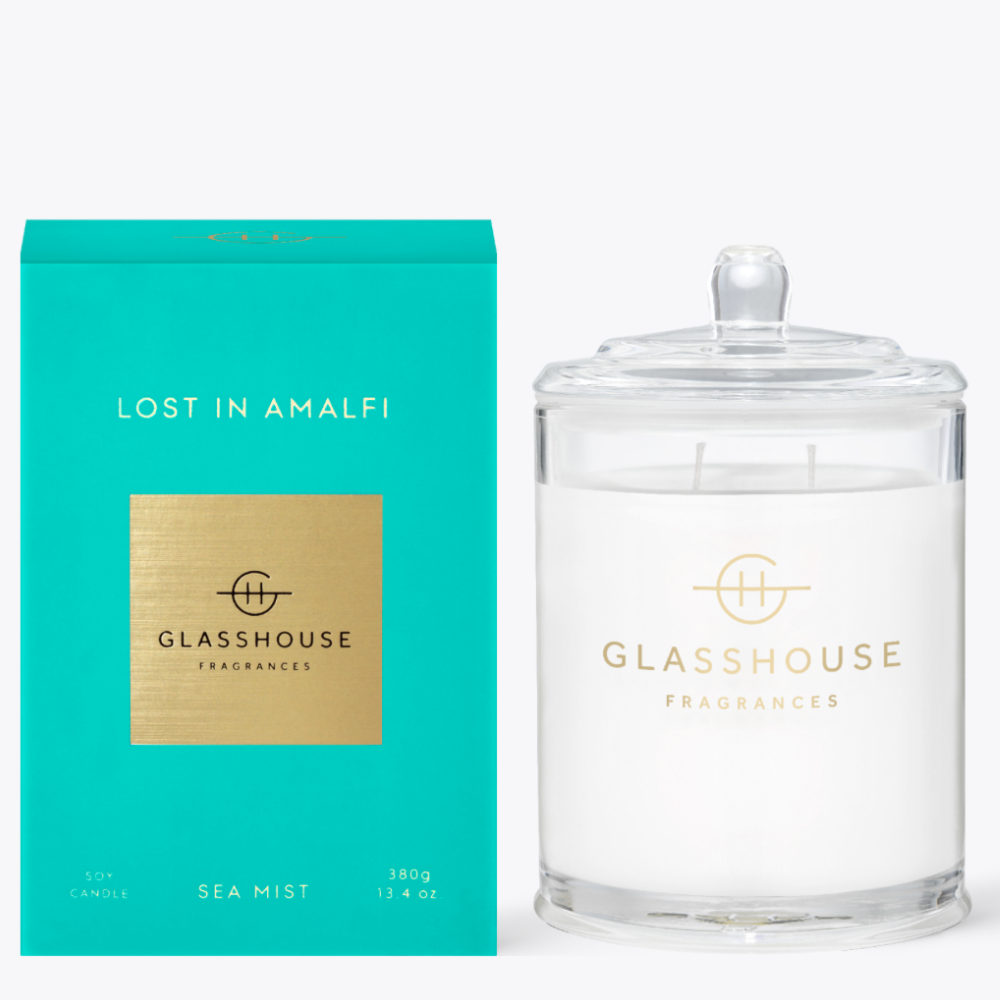 Glasshouse Triple Scented Soy Candle Lost In Amalfi 380g