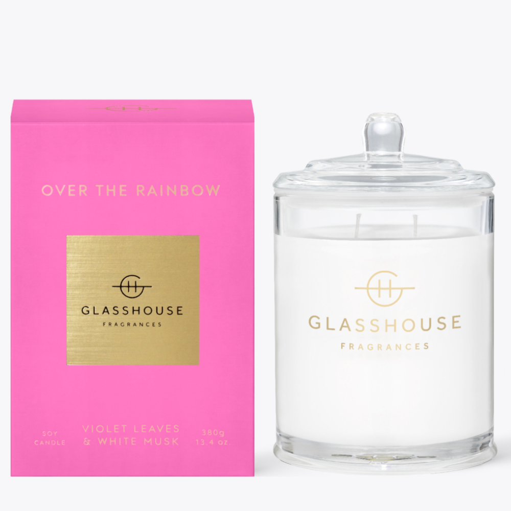 Glasshouse Triple Scented Soy Candle Over The Rainbow 380g