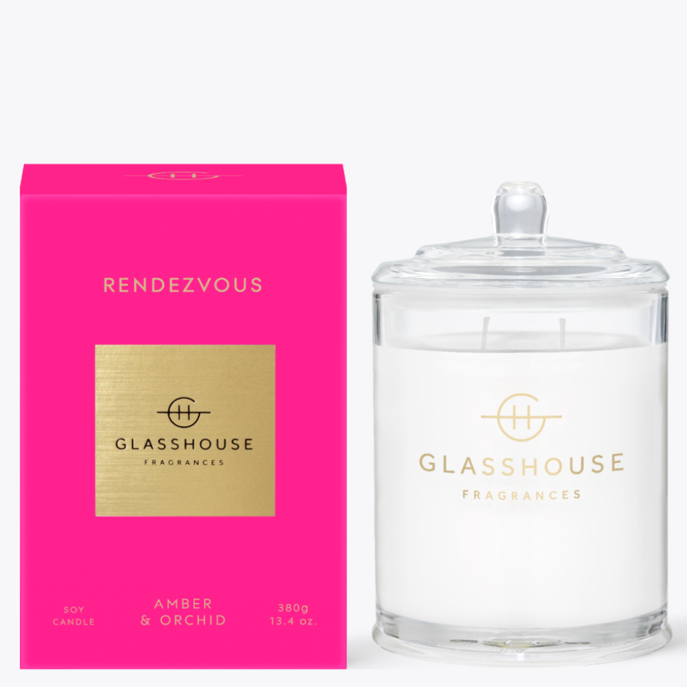 Glasshouse Triple Scented Soy Candle Rendezvous 380g