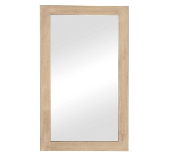 Marley Floor Mirror - Brushed Wood - 158x88x5cm