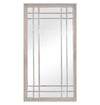 Edward Window Mirror - Brushed Wood - 190x100x6cm