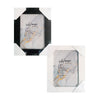 Flat Modern 5x7 Black & White Frame