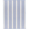 Miami Cornflower Stripe Indoor Outdoor Rug