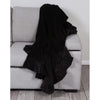 Ruffle Throw Black