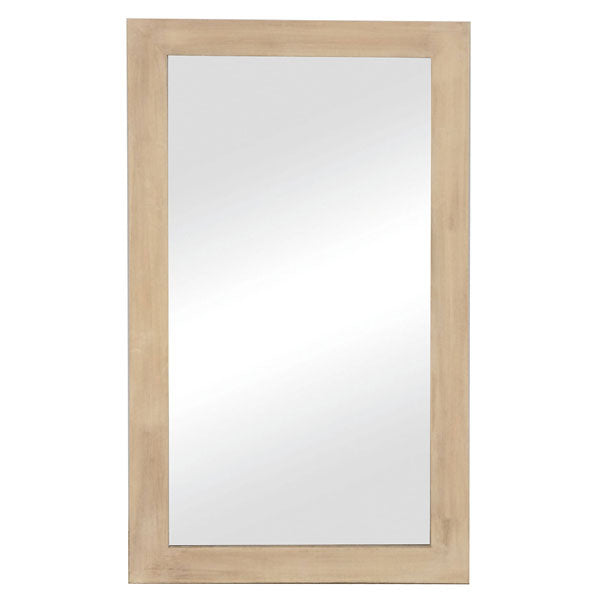 Marley Floor Mirror - Brushed Wood - 198x108x6cm
