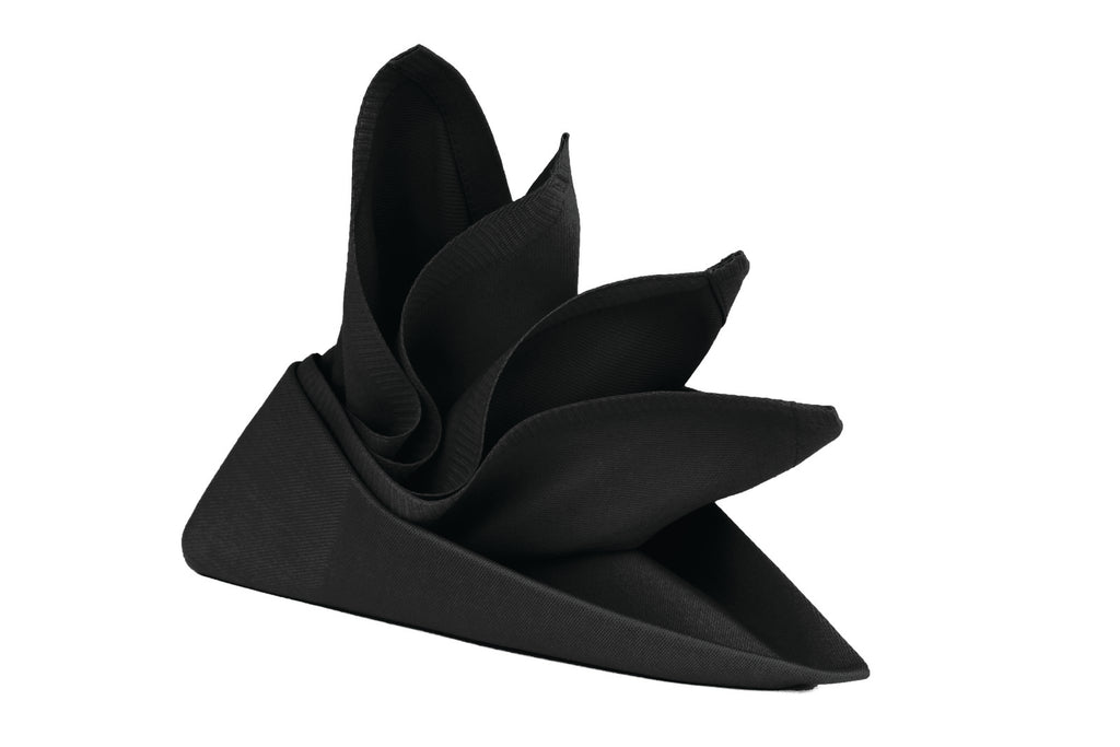 Lollipop Napkin - 45 cm x 45 cm (set of 6) in Black