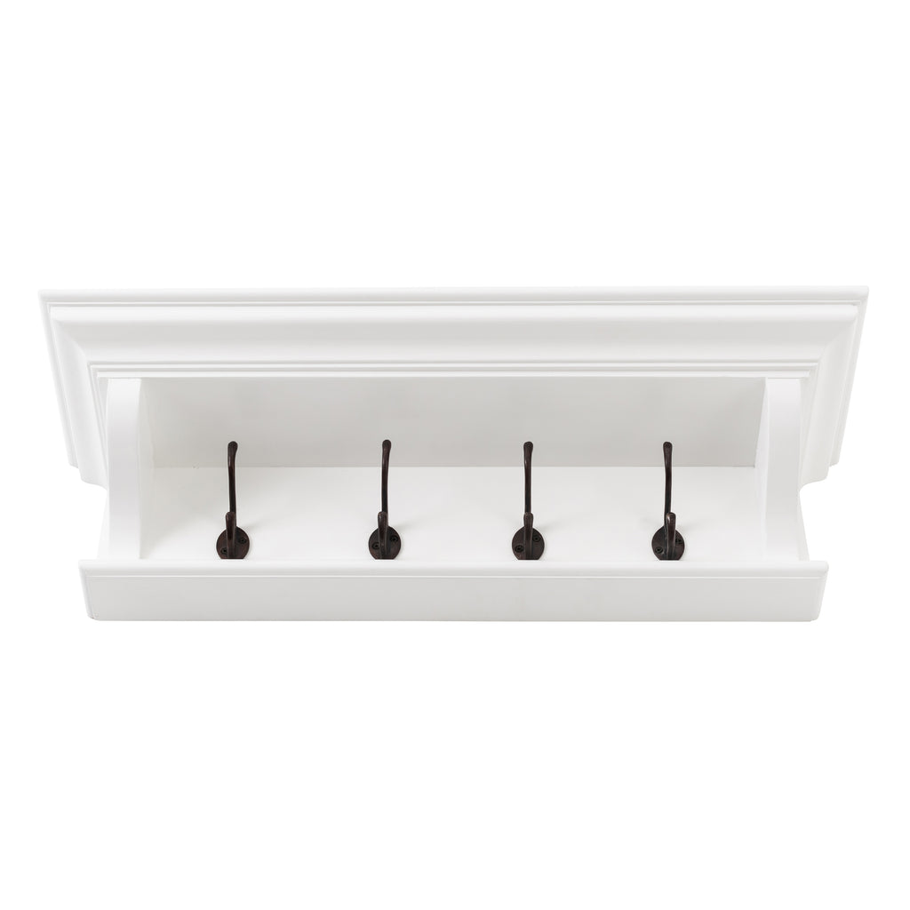 Halifax 4 Hook Coat Rack 70cm