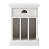 Halifax Bedside Table with Dividers