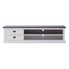 Halifax Contrast Large Display Unit with 4 drawers