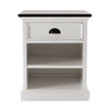 Halifax Half Accent Bedside Table with Shelves