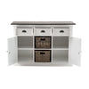Halifax Half Accent Buffet with 2 Baskets