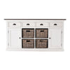 Halifax Half Accent Buffet with 4 Baskets