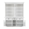 Halifax Hutch Bookcase 5 Doors 3 Drawers