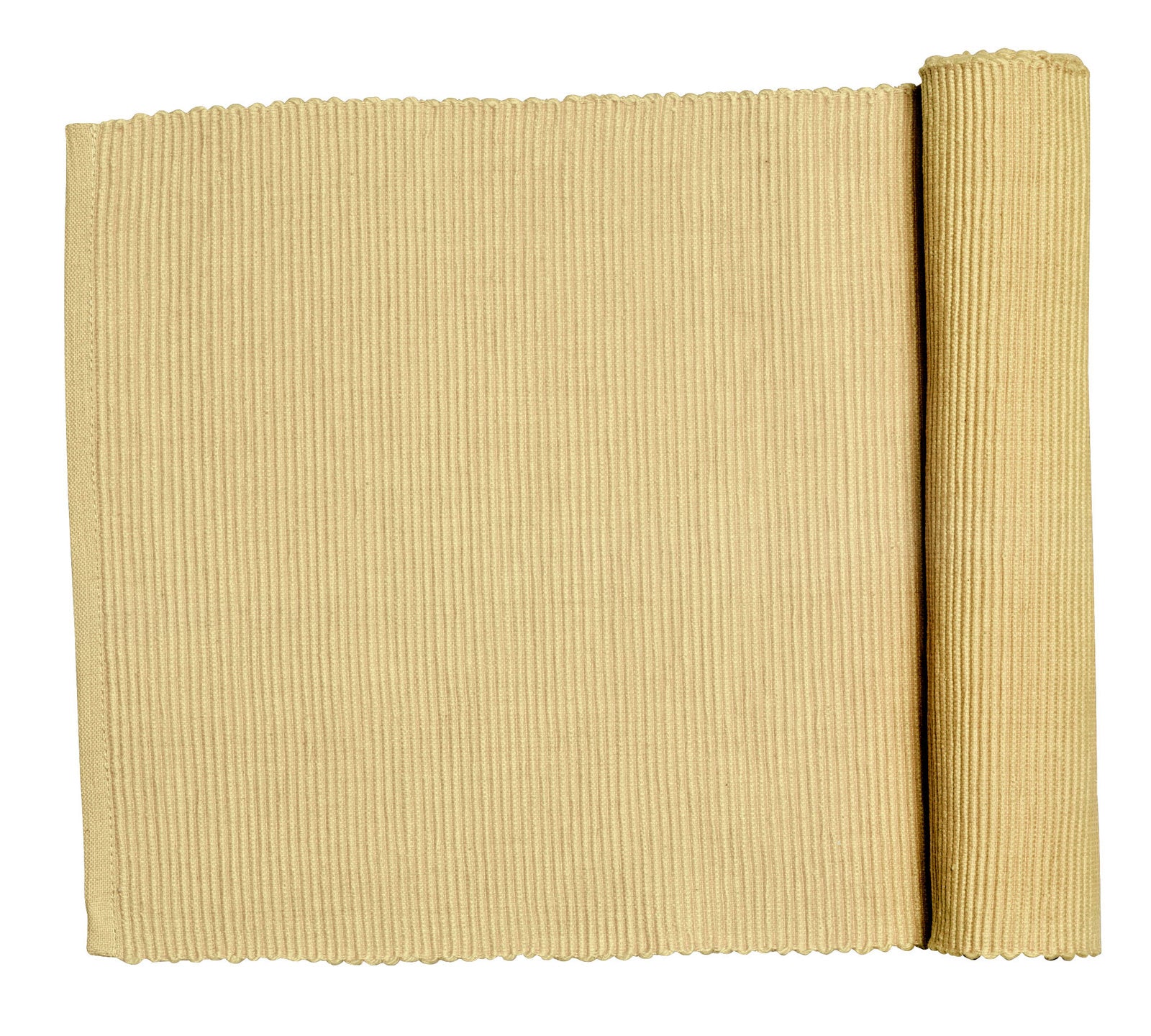 Lollipop Ribbed Runner - 33 cm x 135 cm in Taupe