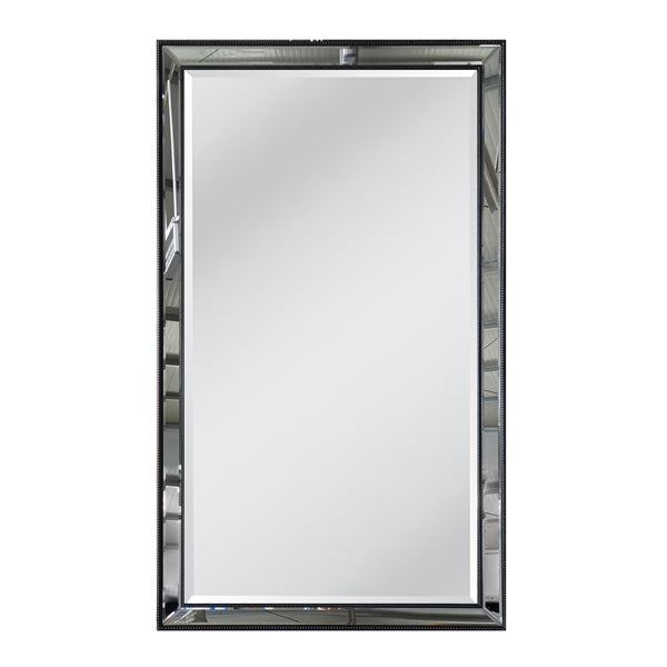 Natalia Mirror - Black - 180x100cm Bevelled Edge Mirror Frame
