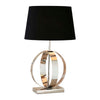 Sicily Table Lamp Base in Nickel