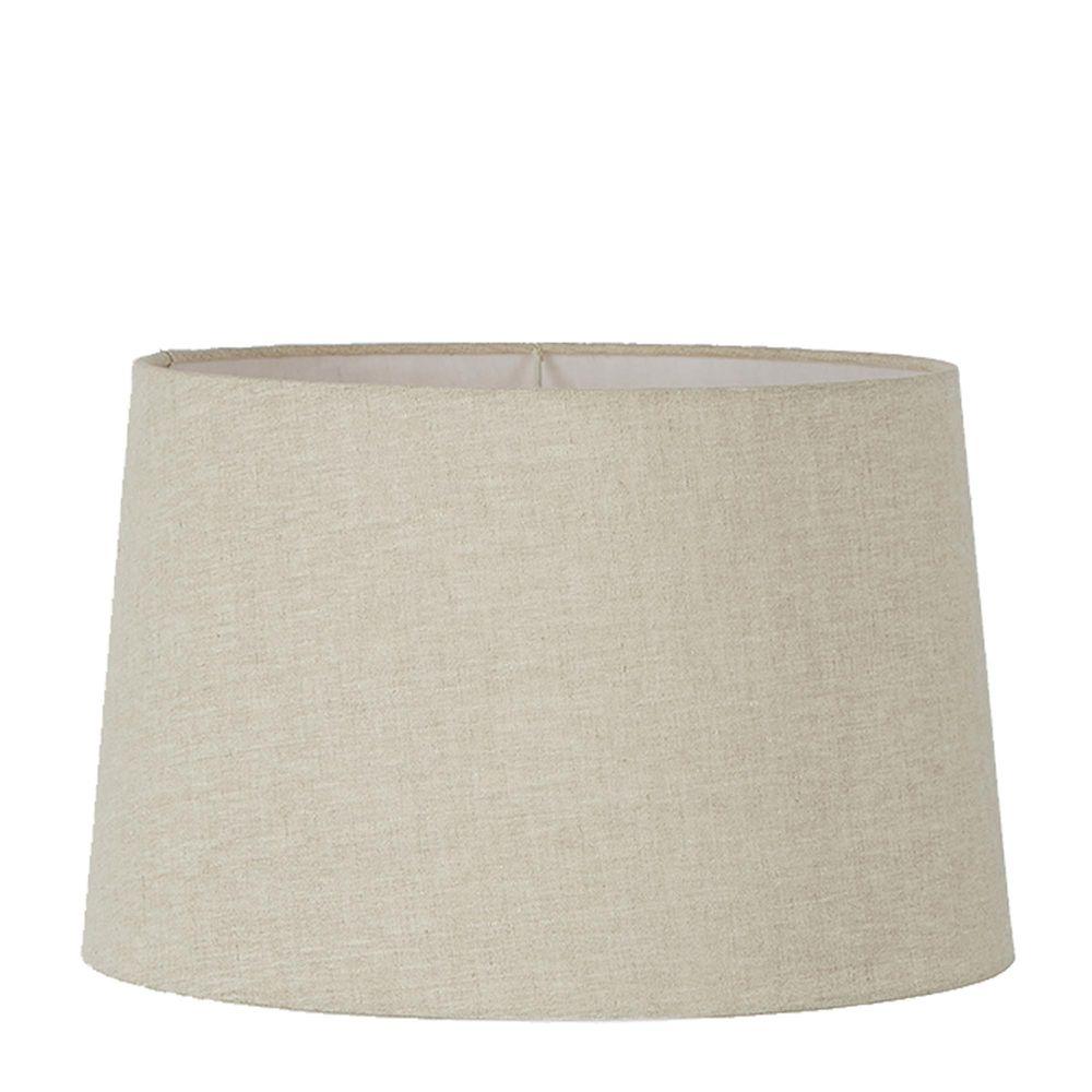 XL Drum Lamp Shade - Light Natural Linen