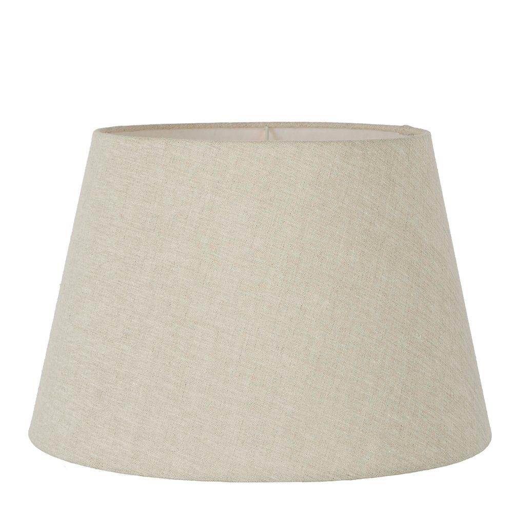 Large Taper Lamp Shade - Light Natural Linen