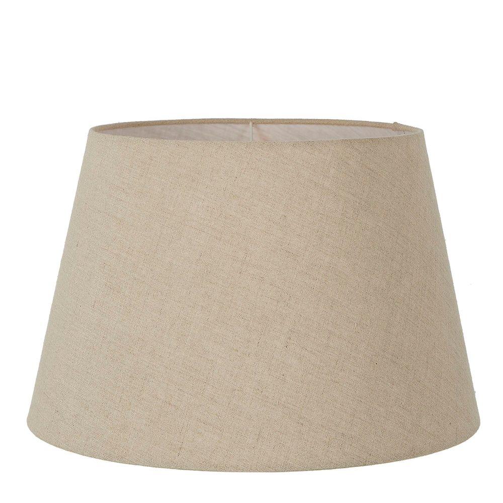 XL Taper Lamp Shade - Dark Natural Linen