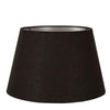 XL Taper Lamp Shade - Black Linen with Silver Lining