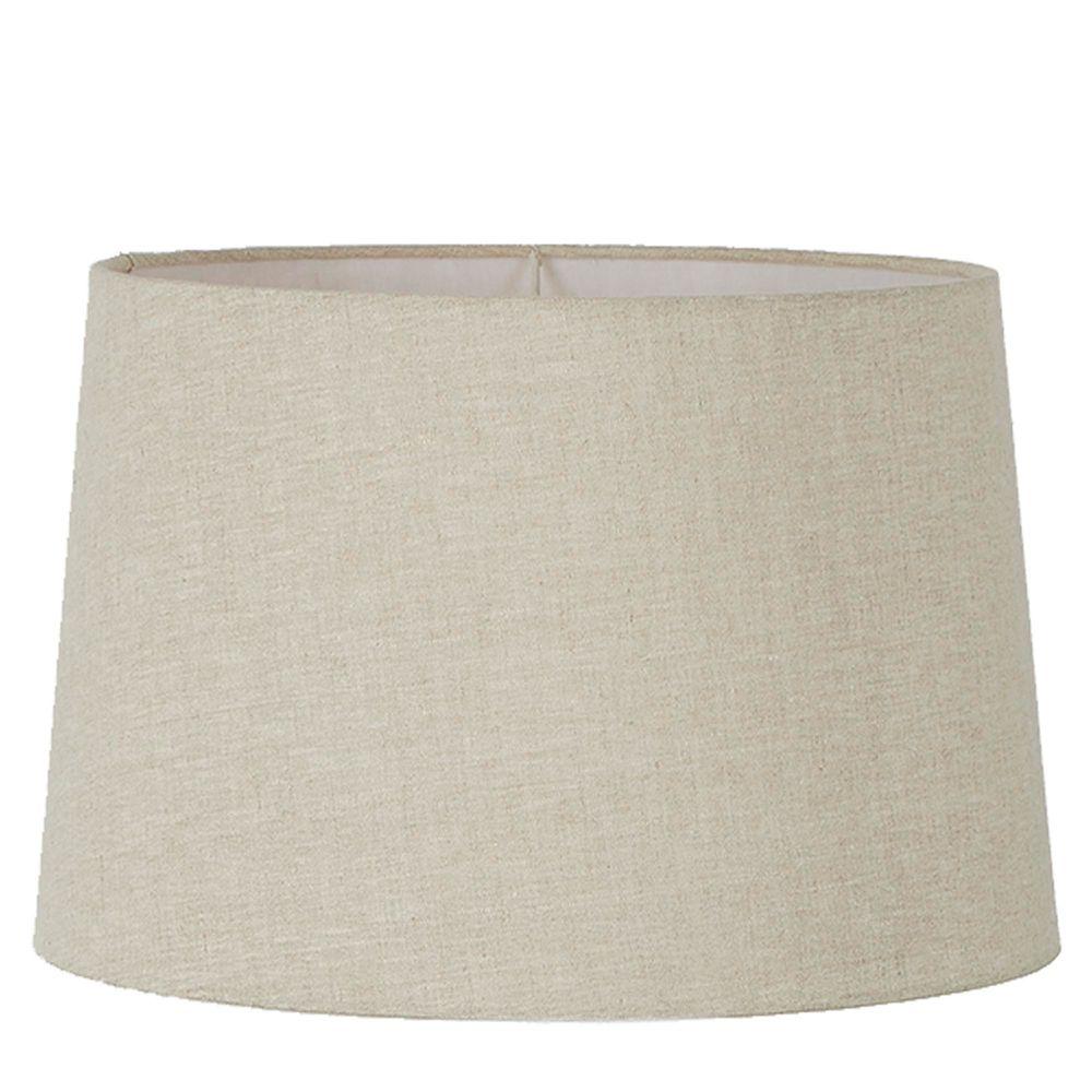 XXL Drum Lamp Shade - Light Natural Linen