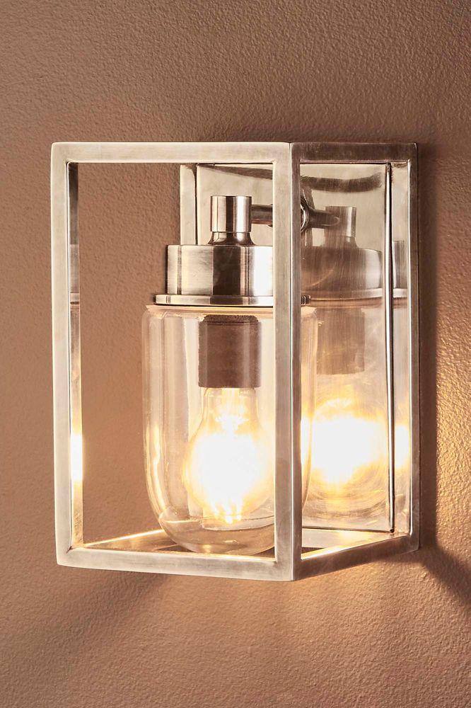 Wellington Wall Lamp Outdoor In Silver