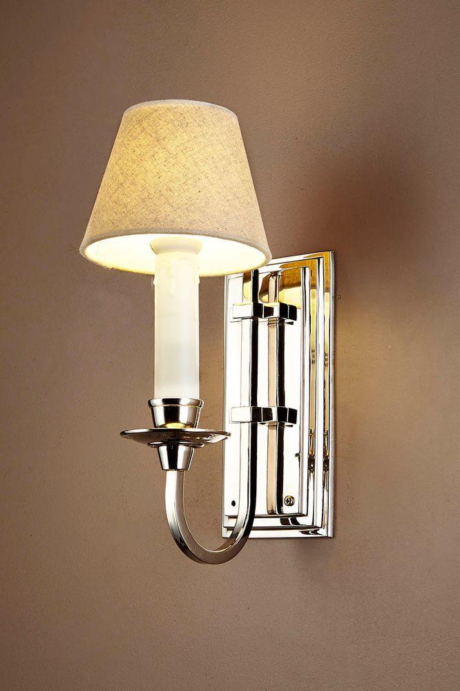 East Borne Sconce Base Nickel