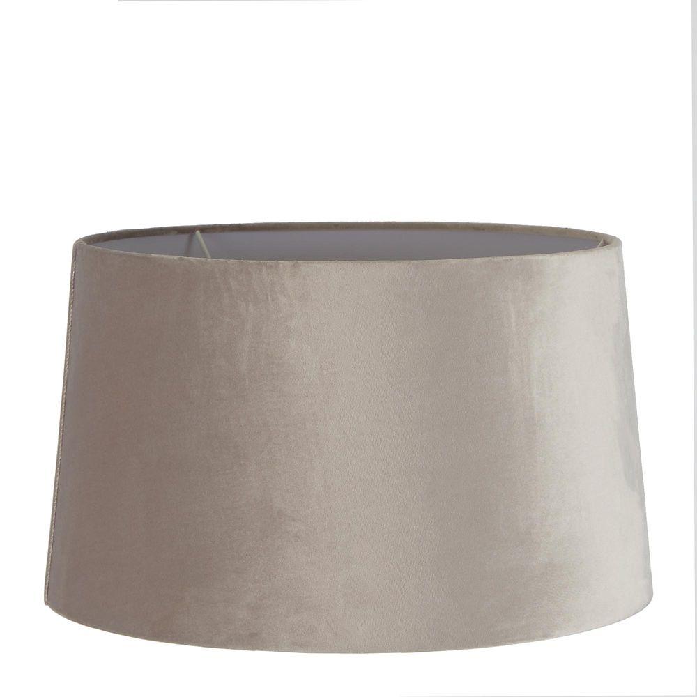 XL Drum Lamp Shade - Mist Grey Velvet