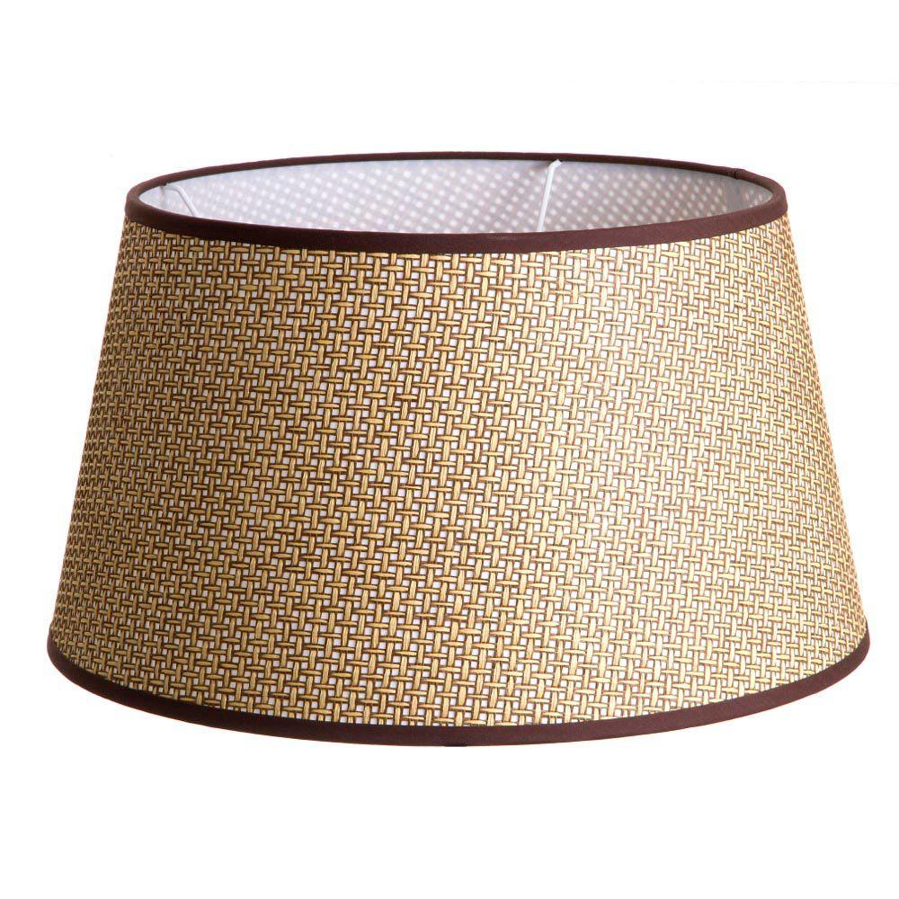 XL Drum Lamp Shade - Basket Weave