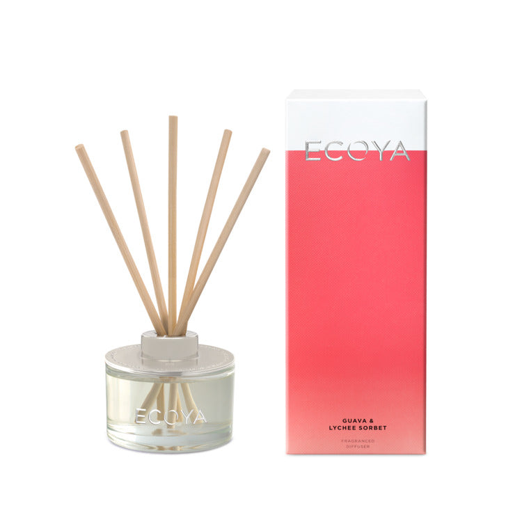 ECOYA Guava & Lychee Sorbet Mini Reed Diffuser 50ml