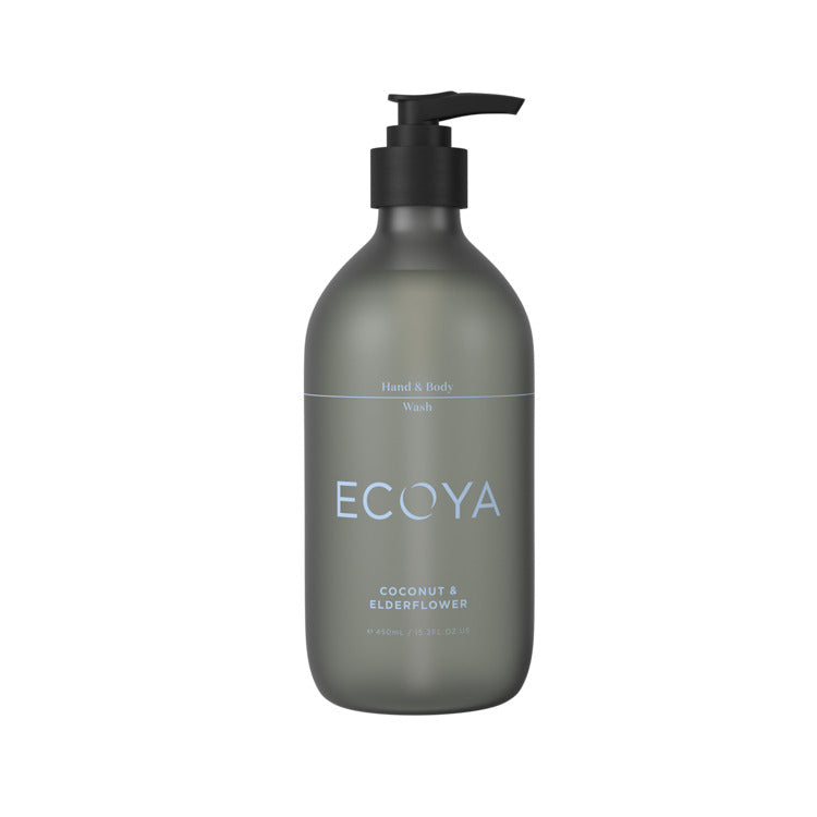 ECOYA Coconut & Elderflower Hand & Body Wash 450ml