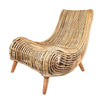 Curved Rattan Chair Lounge