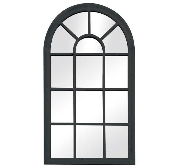 Romeo Arch Mirror - Matt Black - 190x100x6cm