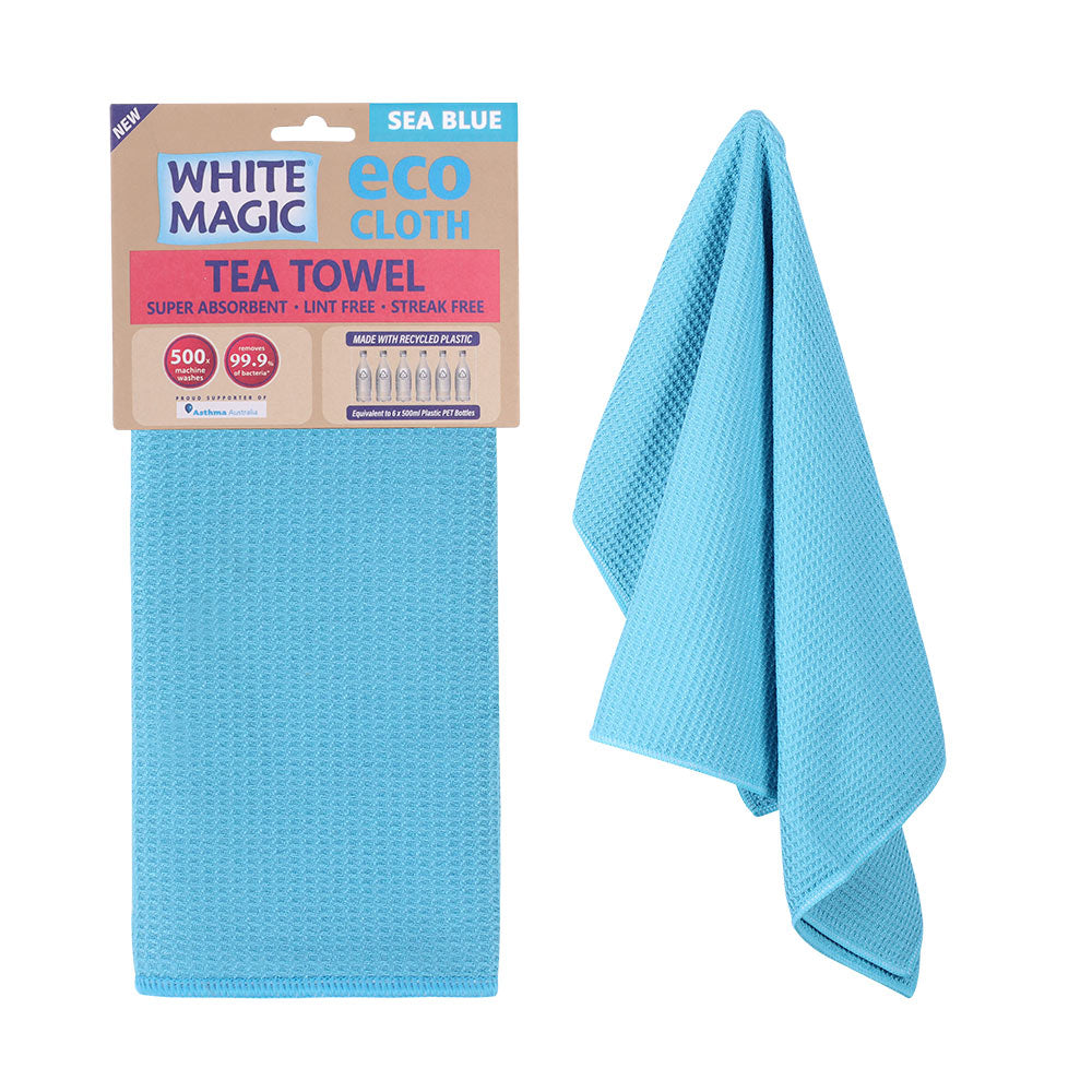 Tea Towel Single - Sea Blue