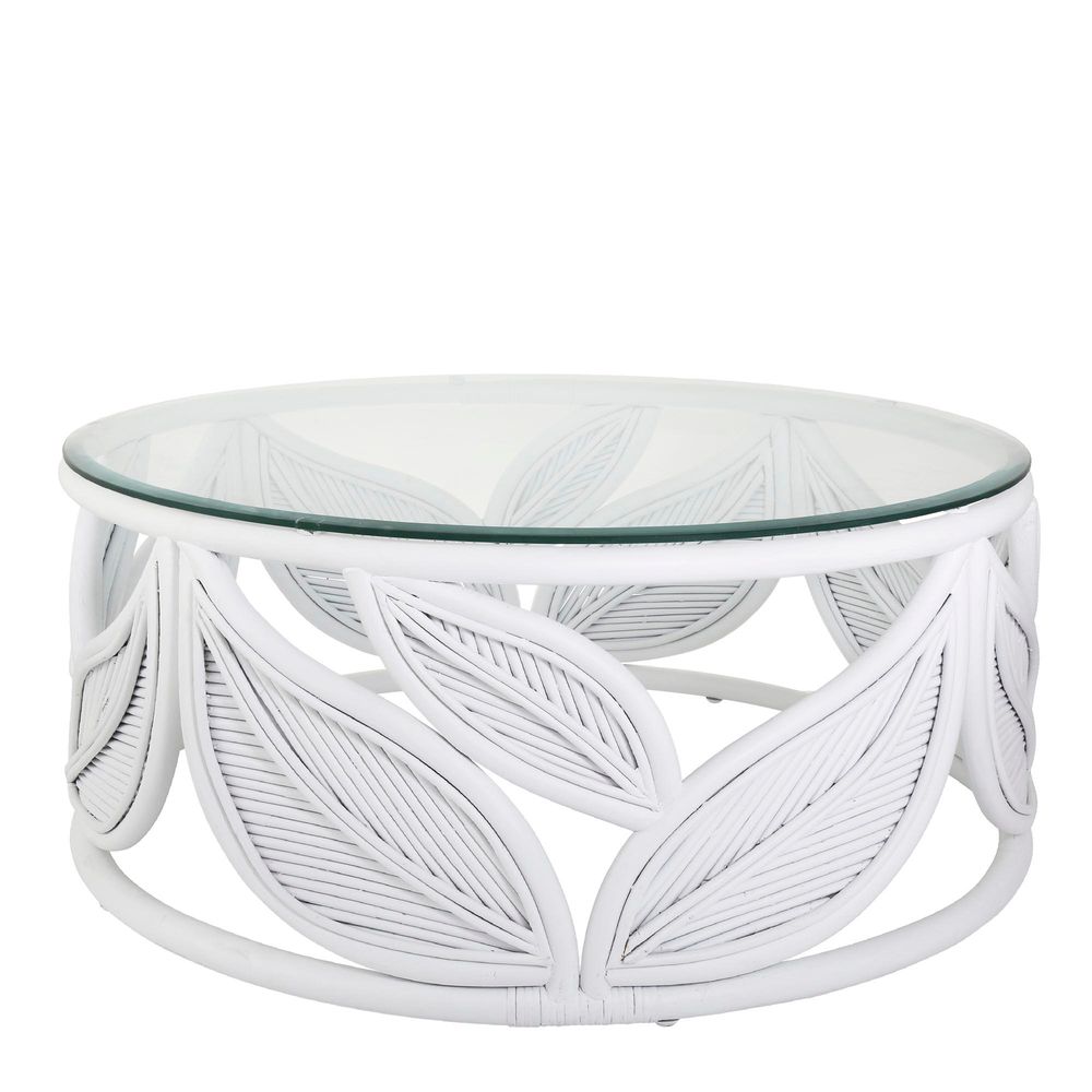 Seville Leaf Table in White