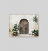 Hacienda Door Framed Canvas 100 x 75cm