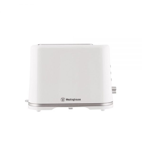 Westinghouse 2 Slice Toaster, White Plastic